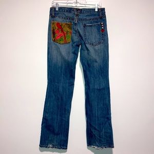 Miss Me Distressed Embroidered jeans